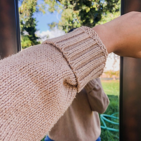 Vintage Polo Mock-neck Knitted Sweater - Picture 3 of 8